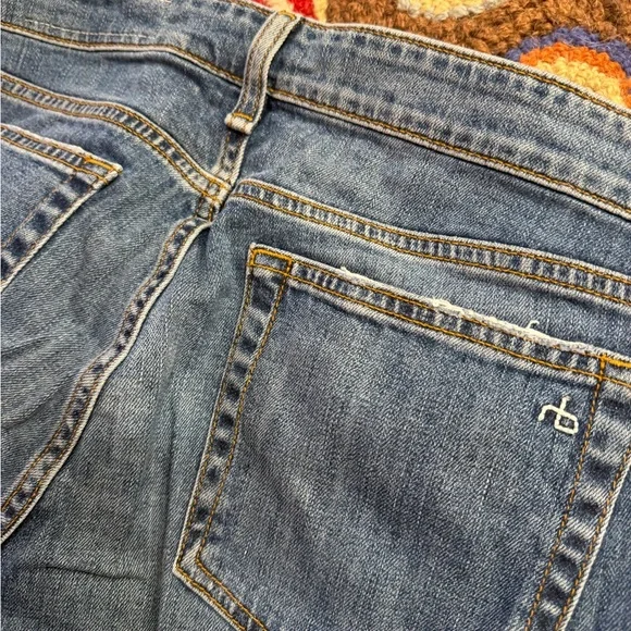 Rag & bone low-rise Dre slim boyfriend jeans